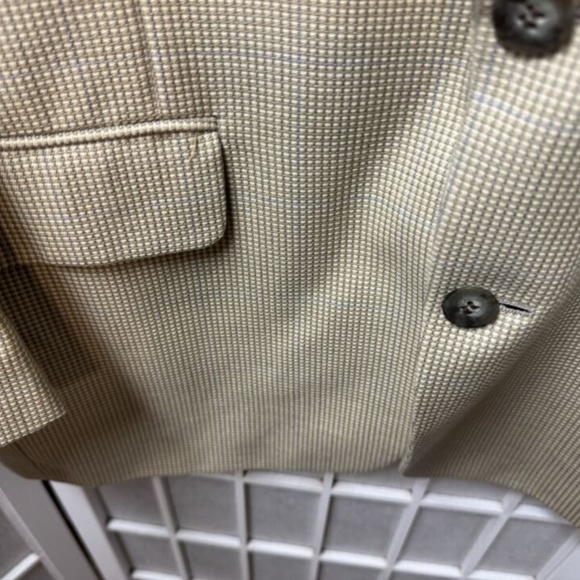 Bill Robin Son,Men’s,Dress Jacket,Beige,Sz L,Buttons,Pockets,Made in France.! - Picture 5 of 12